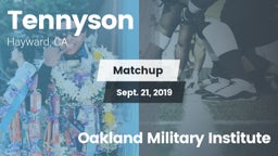 Matchup: Tennyson vs. Oakland Military Institute 2019