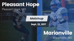 Matchup: Pleasant Hope vs. Marionville  2017