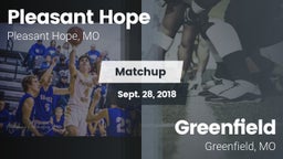 Matchup: Pleasant Hope vs. Greenfield  2018