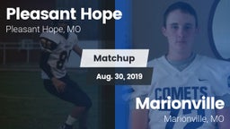 Matchup: Pleasant Hope vs. Marionville  2019