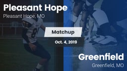 Matchup: Pleasant Hope vs. Greenfield  2019