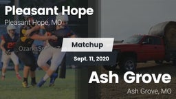 Matchup: Pleasant Hope vs. Ash Grove  2020