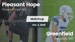 Matchup: Pleasant Hope vs. Greenfield  2020