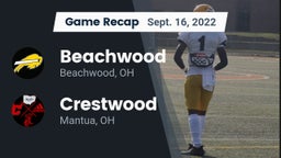 Recap: Beachwood  vs. Crestwood  2022