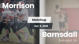 Matchup: Morrison vs. Barnsdall  2018