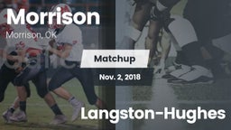 Matchup: Morrison vs. Langston-Hughes 2018