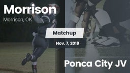 Matchup: Morrison vs. Ponca City JV 2019