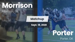 Matchup: Morrison vs. Porter  2020