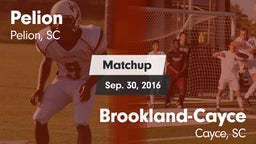 Matchup: Pelion vs. Brookland-Cayce  2016
