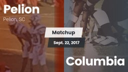 Matchup: Pelion vs. Columbia  2017