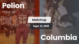 Matchup: Pelion vs. Columbia  2018