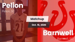 Matchup: Pelion vs. Barnwell  2020