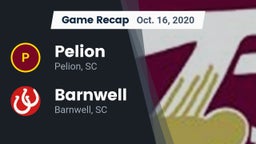 Recap: Pelion  vs. Barnwell  2020