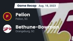 Recap: Pelion  vs. Bethune-Bowman  2023