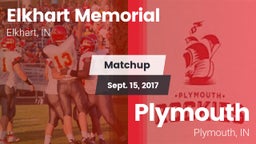 Matchup: Elkhart Memorial vs. Plymouth  2017