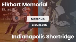 Matchup: Elkhart Memorial vs. Indianapolis Shortridge  2017