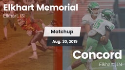 Matchup: Elkhart Memorial vs. Concord  2019