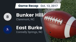 Recap: Bunker Hill  vs. East Burke  2017