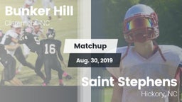 Matchup: Bunker Hill vs. Saint Stephens  2019