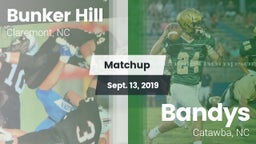 Matchup: Bunker Hill vs. Bandys  2019