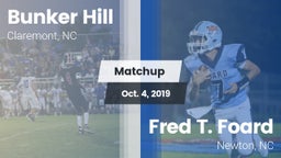 Matchup: Bunker Hill vs. Fred T. Foard  2019