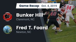 Recap: Bunker Hill  vs. Fred T. Foard  2019