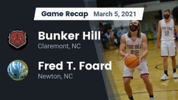 Recap: Bunker Hill  vs. Fred T. Foard  2021