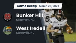 Recap: Bunker Hill  vs. West Iredell  2021