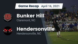 Recap: Bunker Hill  vs. Hendersonville  2021
