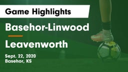 Basehor-Linwood  vs Leavenworth  Game Highlights - Sept. 22, 2020