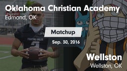 Matchup: Oklahoma Christian A vs. Wellston  2016