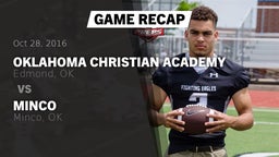 Recap: Oklahoma Christian Academy  vs. Minco  2016