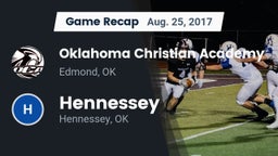 Recap: Oklahoma Christian Academy  vs. Hennessey  2017