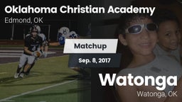Matchup: Oklahoma Christian A vs. Watonga  2017