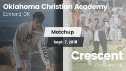 Matchup: Oklahoma Christian A vs. Crescent  2018