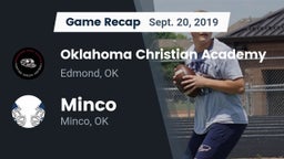 Recap: Oklahoma Christian Academy  vs. Minco  2019