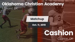 Matchup: Oklahoma Christian A vs. Cashion  2019