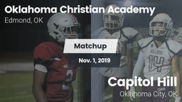 Matchup: Oklahoma Christian A vs. Capitol Hill  2019