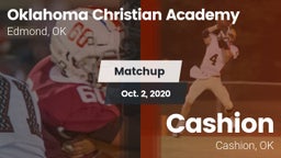 Matchup: Oklahoma Christian A vs. Cashion  2020