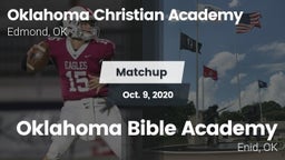 Matchup: Oklahoma Christian A vs. Oklahoma Bible Academy 2020