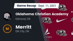 Recap: Oklahoma Christian Academy  vs. Merritt  2021