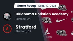 Recap: Oklahoma Christian Academy  vs. Stratford  2021