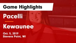 Pacelli  vs Kewaunee  Game Highlights - Oct. 5, 2019