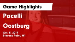 Pacelli  vs Oostburg  Game Highlights - Oct. 5, 2019