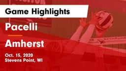 Pacelli  vs Amherst Game Highlights - Oct. 15, 2020