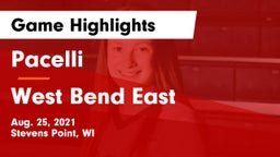 Pacelli  vs West Bend East  Game Highlights - Aug. 25, 2021