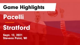 Pacelli  vs Stratford  Game Highlights - Sept. 12, 2021