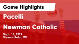 Pacelli  vs Newman Catholic  Game Highlights - Sept. 18, 2021