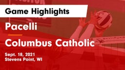 Pacelli  vs Columbus Catholic  Game Highlights - Sept. 18, 2021