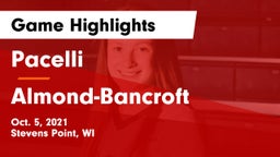 Pacelli  vs Almond-Bancroft Game Highlights - Oct. 5, 2021